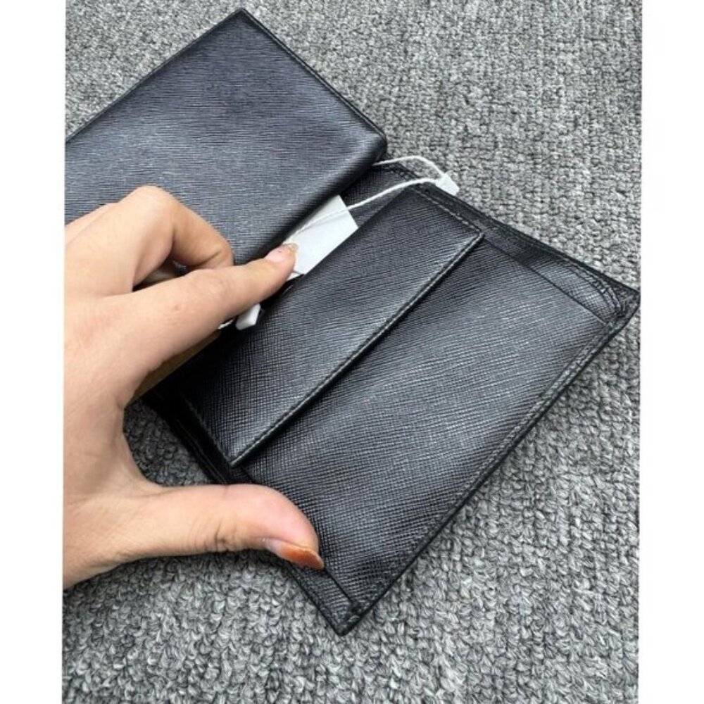 PRADA Black Saffiano Leather Bifold Wallet 175-013025 - Picture 6 of 7
